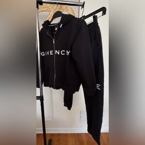 Givenchy Black Tracksuit with White Logo